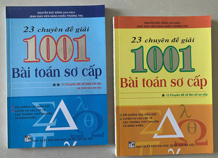23 Chuyên Đề Giải 1001 Bài Toán Sơ Cấp - Tập 1 + 2 (Bộ 2 Cuốn)