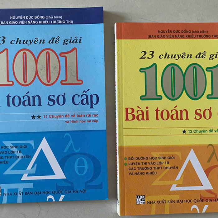 23 Chuyên Đề Giải 1001 Bài Toán Sơ Cấp - Tập 1 + 2 (Bộ 2 Cuốn)