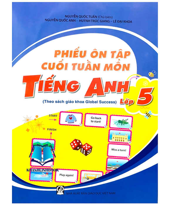 Sách - Phiếu Ôn Tập Cuối Tuần Môn Tiếng Anh Lớp 5