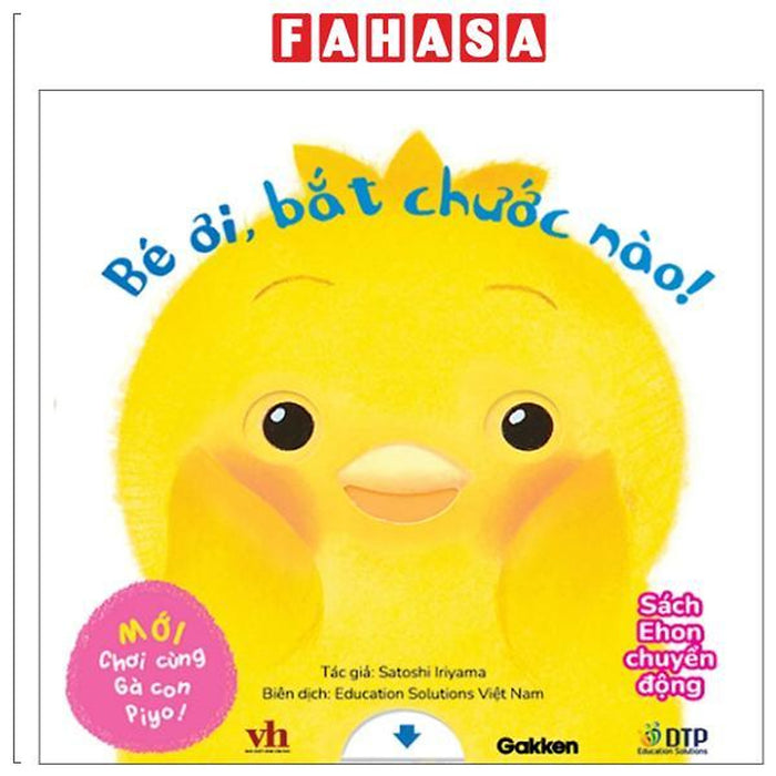 Sách - Chơi Cùng Gà Con Piyo! (Mới) - Bé Ơi, Bắt Chước Nào!