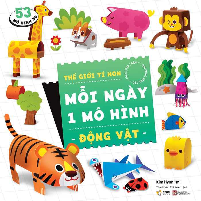 Sách Mỗi Ngày 1 Mô Hình (Công Chúa/Động Vật/Xe Cộ)
