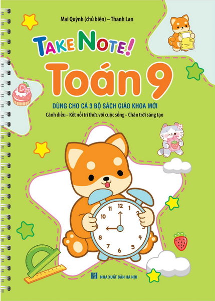 Sách - Take Note Toán 9 (Dùng Chung 3 Bộ Sgk Mới)
