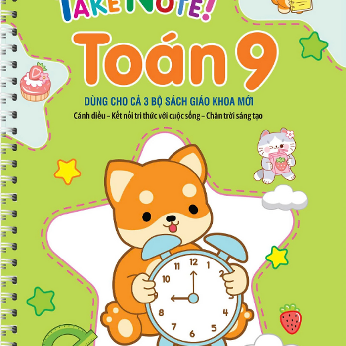 Sách - Take Note Toán 9 (Dùng Chung 3 Bộ Sgk Mới)