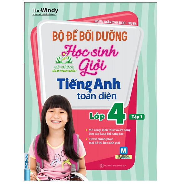 Sách - Bộ Đề Bồi Dưỡng Học Sinh Giỏi Tiếng Anh Toàn Diện Lớp 4 - Tập 1 ( Mc )