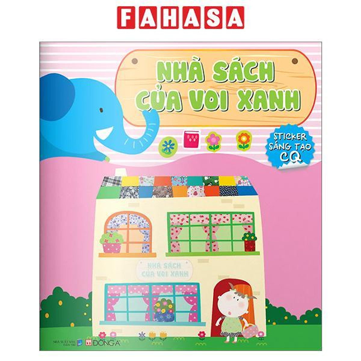 Sách - Nhà Sách Của Voi Xanh - Sticker Sáng Tạo Cq