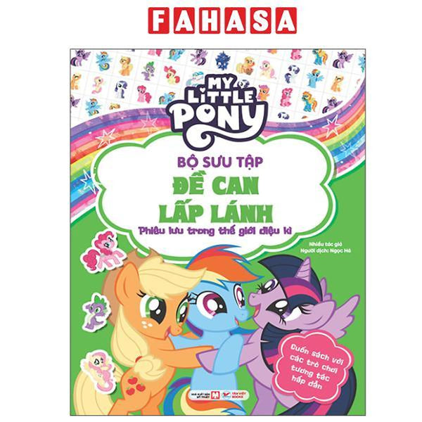 Sách - My Little Pony - Bộ Sưu Tập Đề Can Lấp Lánh - Phiêu Lưu Trong Thế Giới Diệu Kì