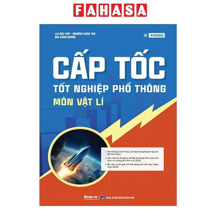 Sách - Cấp Tốc Tốt Nghiệp Phổ Thông - Môn Vật Lí