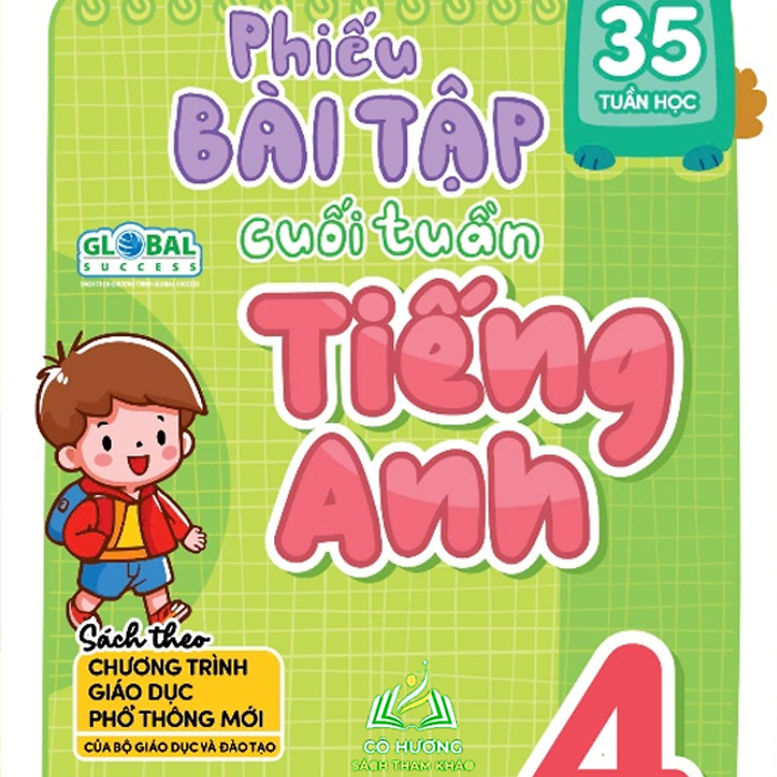 Sách Phiếu Bài Tập Cuối Tuần Tiếng Anh 4 #Huongbook