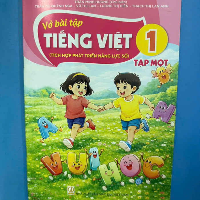 Sách Vở Bài Tập Tiếng Việt 1- Tập Một- Tích Hợp Phát Triển Năng Lực Số (Kèm Nilon Bọc Sách, Nhãn Tên)