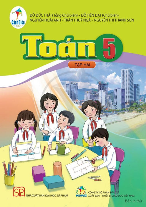 Sách Giáo Khoa Toán 5- Tập Hai- Cánh Diều