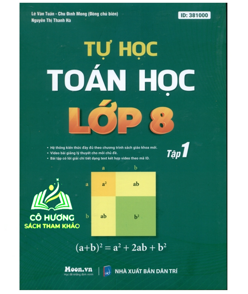 Sách - Tự Học Toán Học Lớp 8 - Tập 1 (Moon)