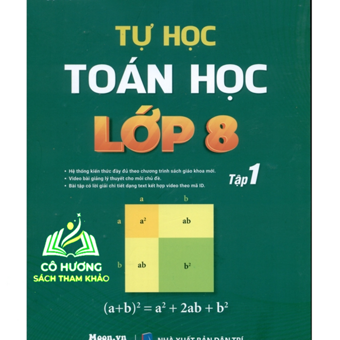 Sách - Tự Học Toán Học Lớp 8 - Tập 1 (Moon)