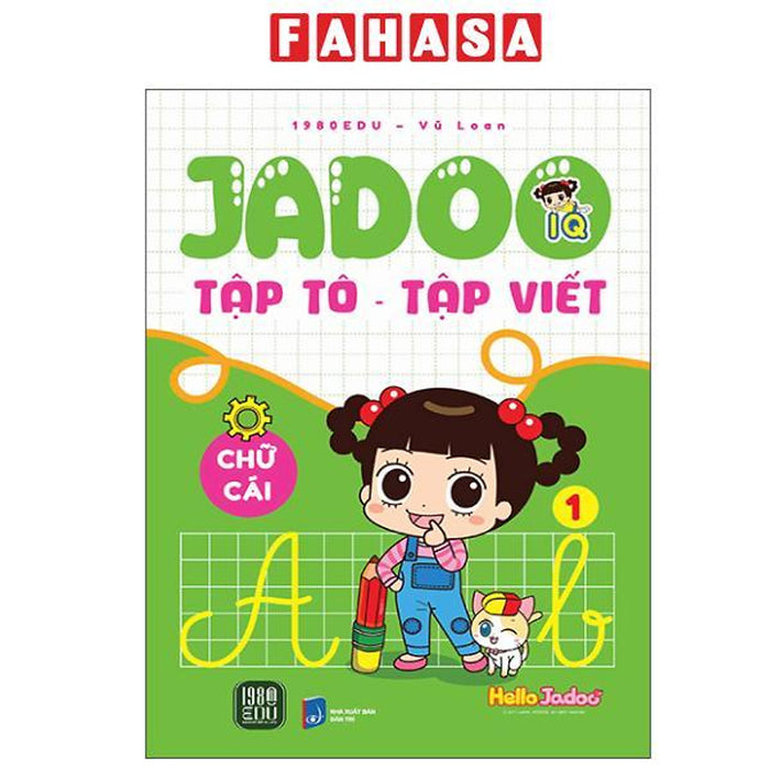 Sách - Jadoo Tập Tô-Tập Viết - Chữ Cái - Tập 1