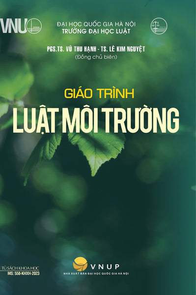Sách - Giáo Trình Luật Môi Trường