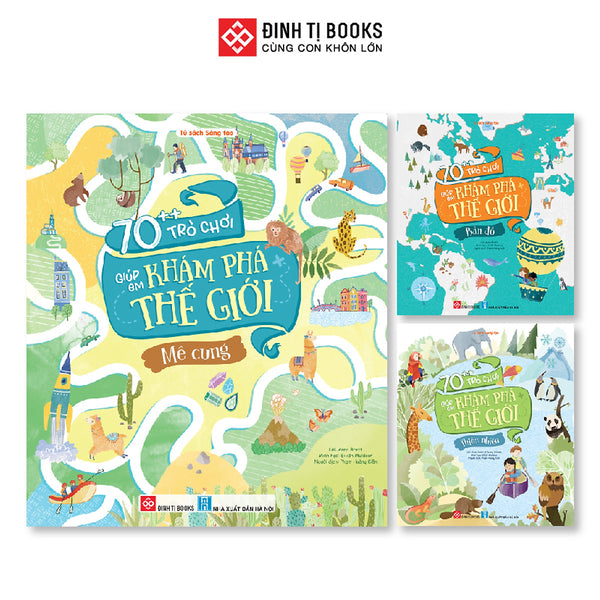 Sách - 70++ Trò Chơi Giúp Em Khám Phá Thế Giới Đinh Tị Books