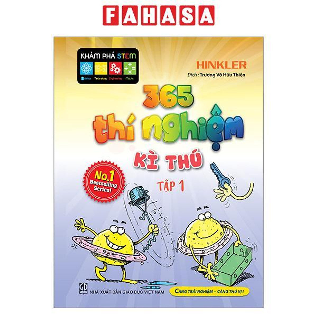 Sách - 365 Thí Nghiệm Kì Thú - Tập 1 (Tái Bản 2021)