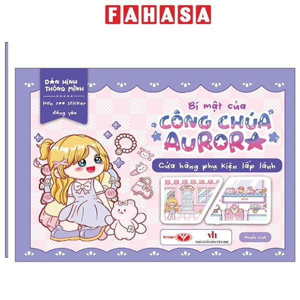 Sách - Dán Hình Thông Minh - Bí Mật Của Công Chúa Aurora - Cửa Hàng Phụ Kiện Lấp Lánh
