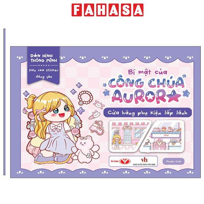 Sách - Dán Hình Thông Minh - Bí Mật Của Công Chúa Aurora - Cửa Hàng Phụ Kiện Lấp Lánh