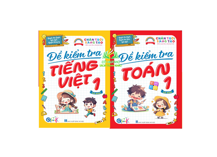 Sách - Đề Kiểm Tra Toán Và Tiếng Việt Lớp 1 - Chân Trời Sáng Tạo - Cả Năm