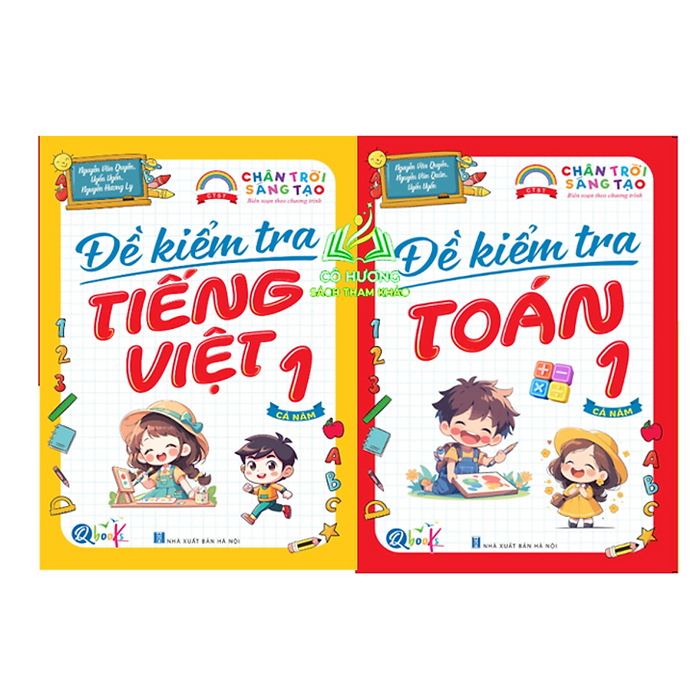 Sách - Đề Kiểm Tra Toán Và Tiếng Việt Lớp 1 - Chân Trời Sáng Tạo - Cả Năm