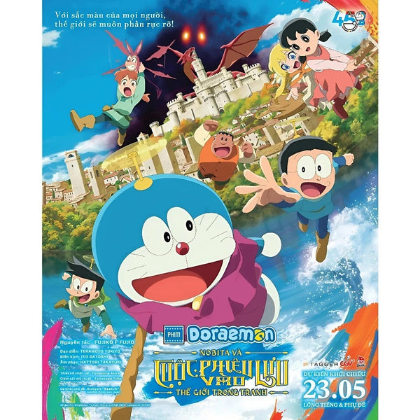 Tiểu Thuyết - Doraemon - Nobita Và Cuộc Phiêu Lưu Vào Thế Giới Trong Tranh - Kđ