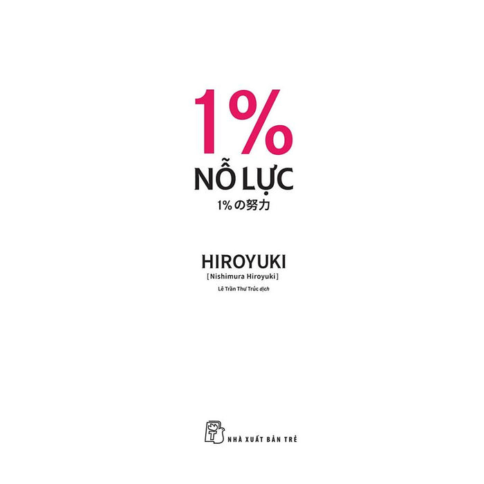 Sách - 1% Nỗ Lực (Nxb Trẻ)