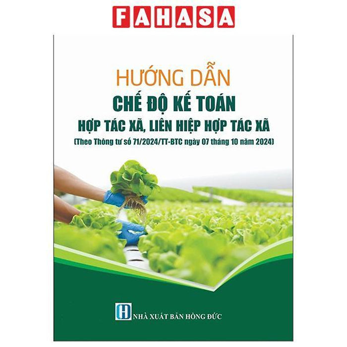 Sách - Hướng Dẫn Chế Độ Kế Toán Hợp Tác Xã, Liên Hiệp Hợp Tác Xã