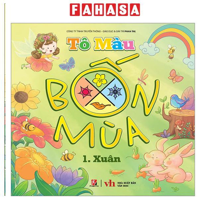 Sách - Tô Màu Bốn Mùa - Xuân - Tập 1