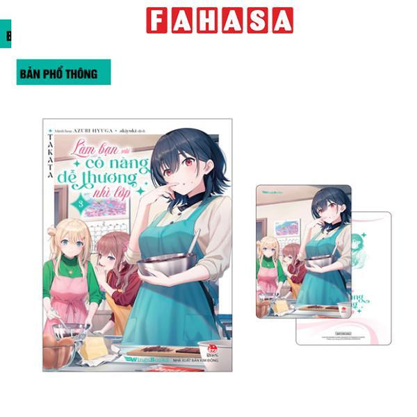 Sách - Làm Bạn Với Cô Nàng Dễ Thương Nhì Lớp - Tập 3 - Tặng Kèm Postcard