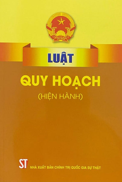 Luật Quy Hoạch (Bản In 2023)