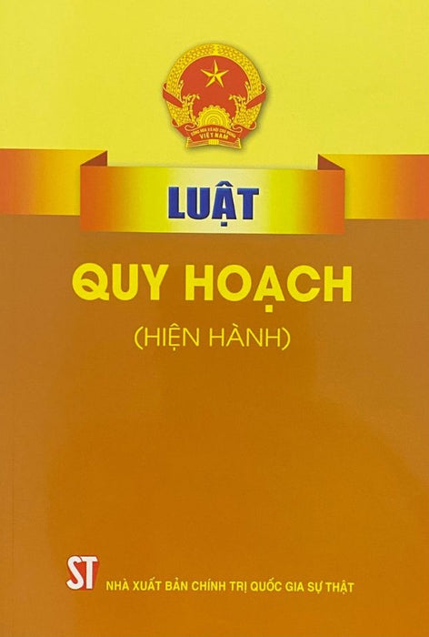 Luật Quy Hoạch (Bản In 2023)