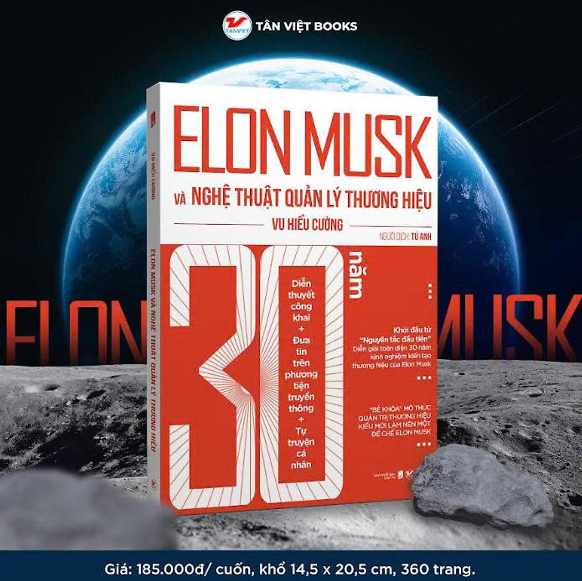 Elon Musk Và Nghệ Thuật Quản Lý Thương Hiệu - Vu Hiểu Cường - Tú Anh Dịch - Tân Việt Books