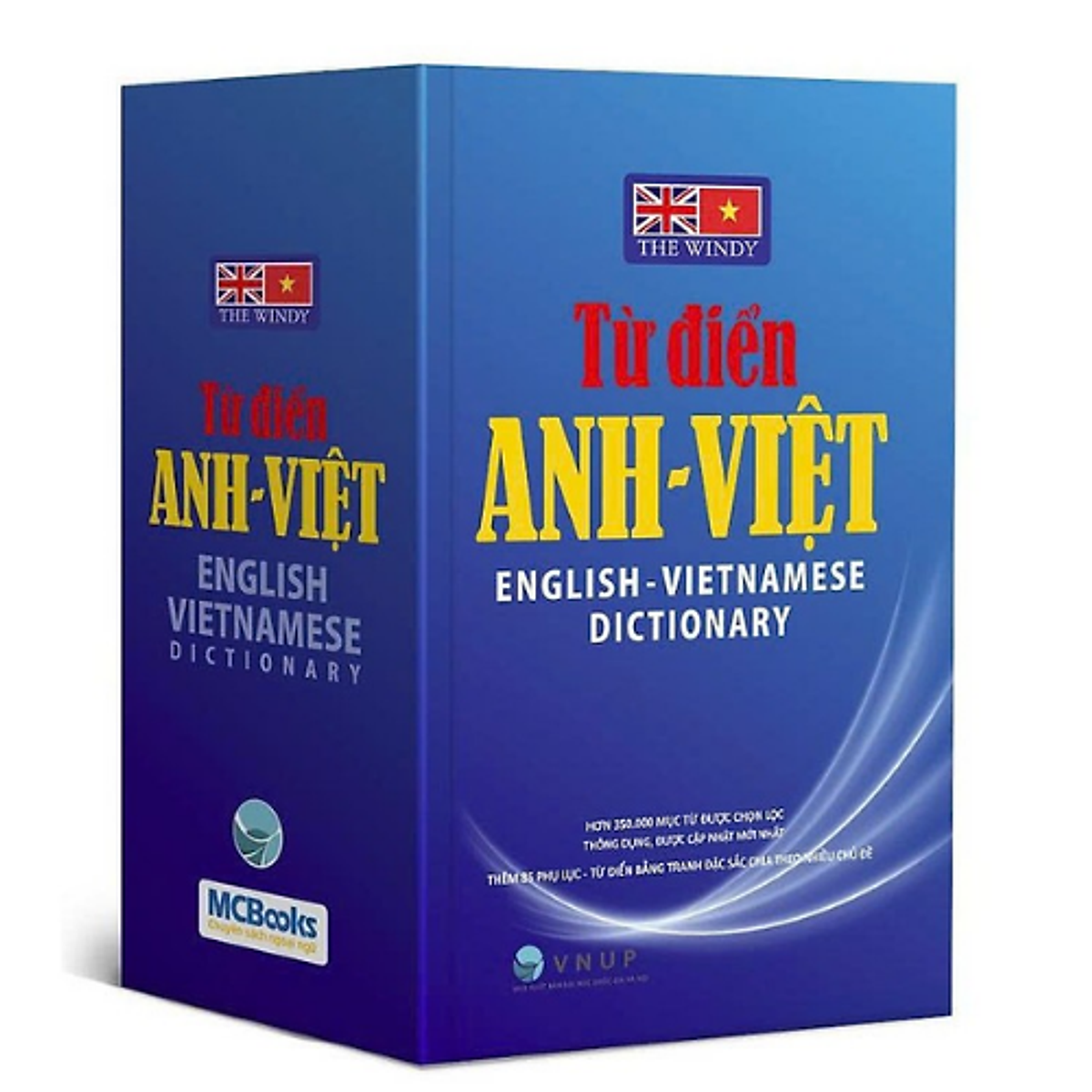 Sách Từ Điển Anh Việt Phiên Bản Bìa Xanh Cứng - Giải Nghĩa Đầy Đủ Ví Dụ Phong Phú Mcbooks