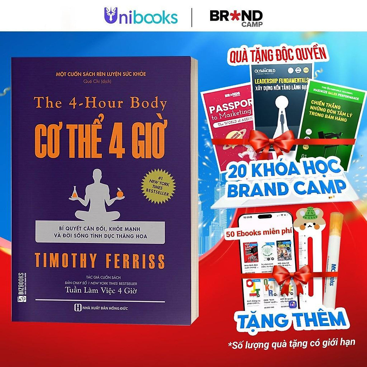 Sách - Cơ Thể 4 Giờ: Bí Quyết Cân Đối Khỏe Mạnh Và Đời Sống Tình Dục Thăng Hoa, Sức Khỏe Thể Chất