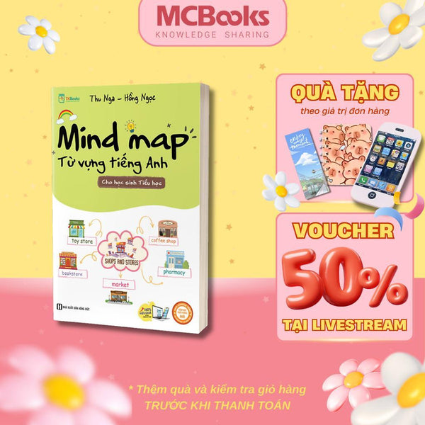 Sách - Mindmap Từ Vựng Tiếng Anh Cho Học Sinh Tiểu Học - Mcbooks