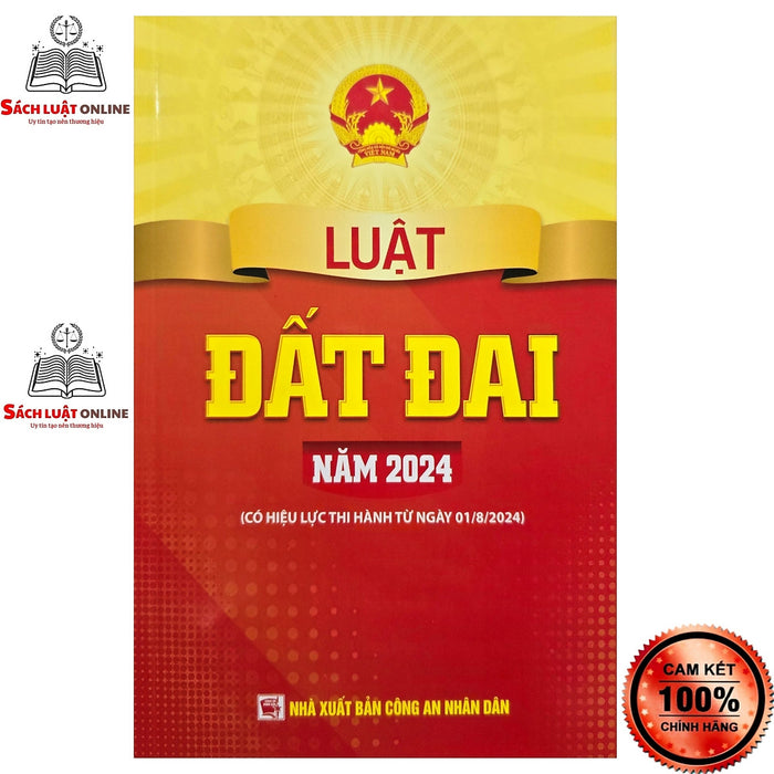 Sách - Luật Đất Đai (Nxb Công An Nhân Dân)