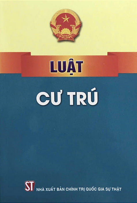 Luật Cư Trú - Bản In Năm 2021