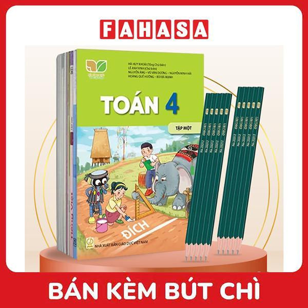 Sách - Sách Giáo Khoa Bộ Lớp 4 - Kết Nối - Chuẩn Bộ Giáo Dục Kèm Hộp Bút Chì