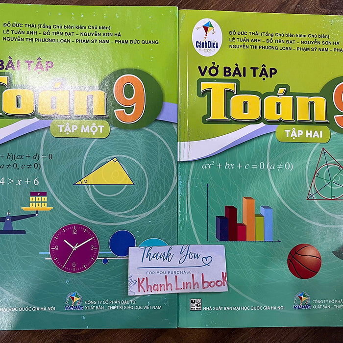 Sách -Vở Bài Tập Toán 9 - Tập 1 (Cánh Diều)