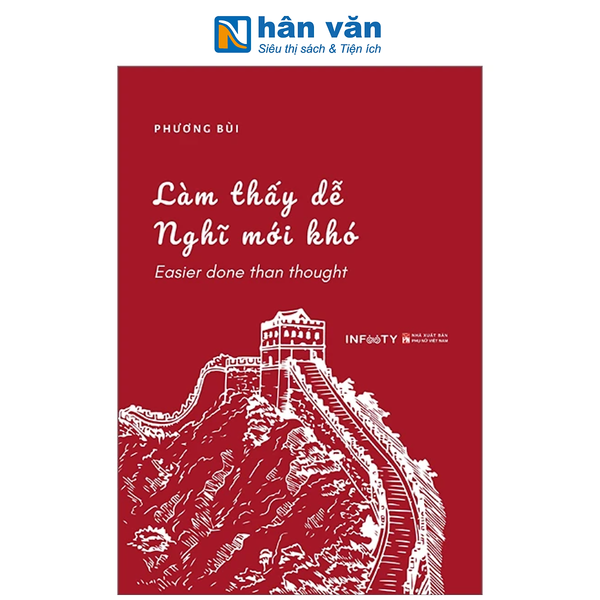 Sách - Làm Thấy Dễ - Nghĩ Mới Khó - Easier Done Than Thought - Phương Bùi