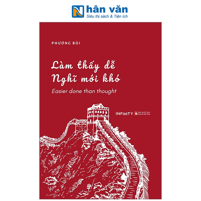 Sách - Làm Thấy Dễ - Nghĩ Mới Khó - Easier Done Than Thought - Phương Bùi