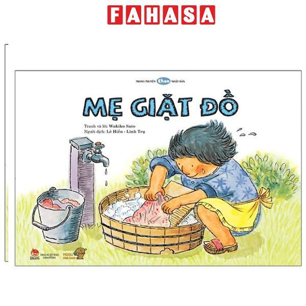Sách - Tranh Truyện Ehon Nhật Bản - Mẹ Giặt Đồ (Tái Bản 2023)