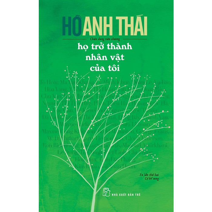 Sách - Họ Trở Thành Nhân Vật Của Tôi (Hồ Anh Thái)