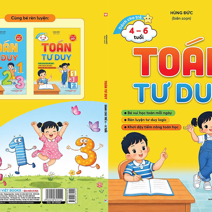Bộ Toán Tư Duy – Phiên Bản Mới Dành Cho Trẻ 4–6 Tuổi