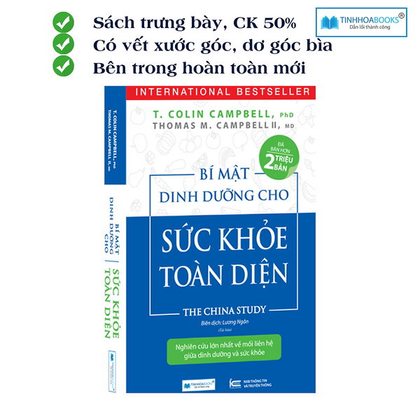 (Ck50%, Sách Trưng Bày, Có Trầy Xướt, Dơ Bìa) Bí Mật Dinh Dưỡng Cho Sức Khoẻ Toàn Diện (Tb)