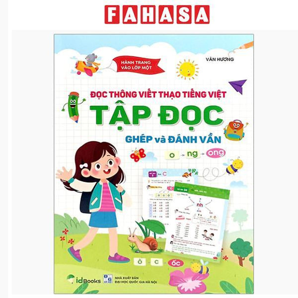 Sách - Hành Trang Vào Lớp 1-Đọc Thông Viết Thạo Tiếng Việt Tập Đọc Ghép Và Đánh Vần