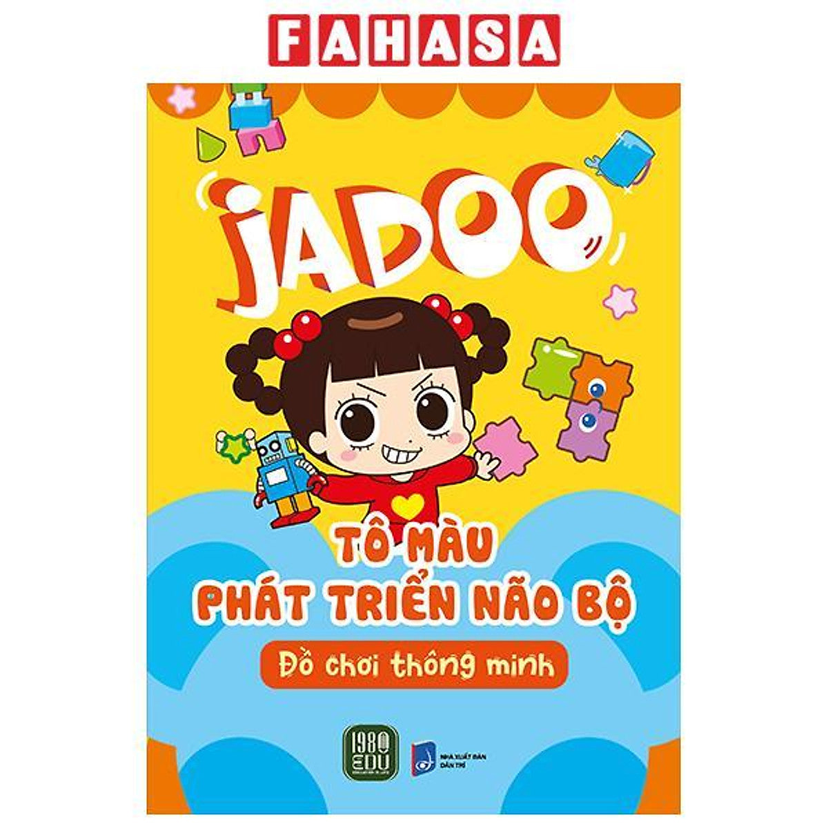 Sách - Jadoo Tô Màu Và Phát Triển Não Bộ - Đồ Chơi Thông Minh