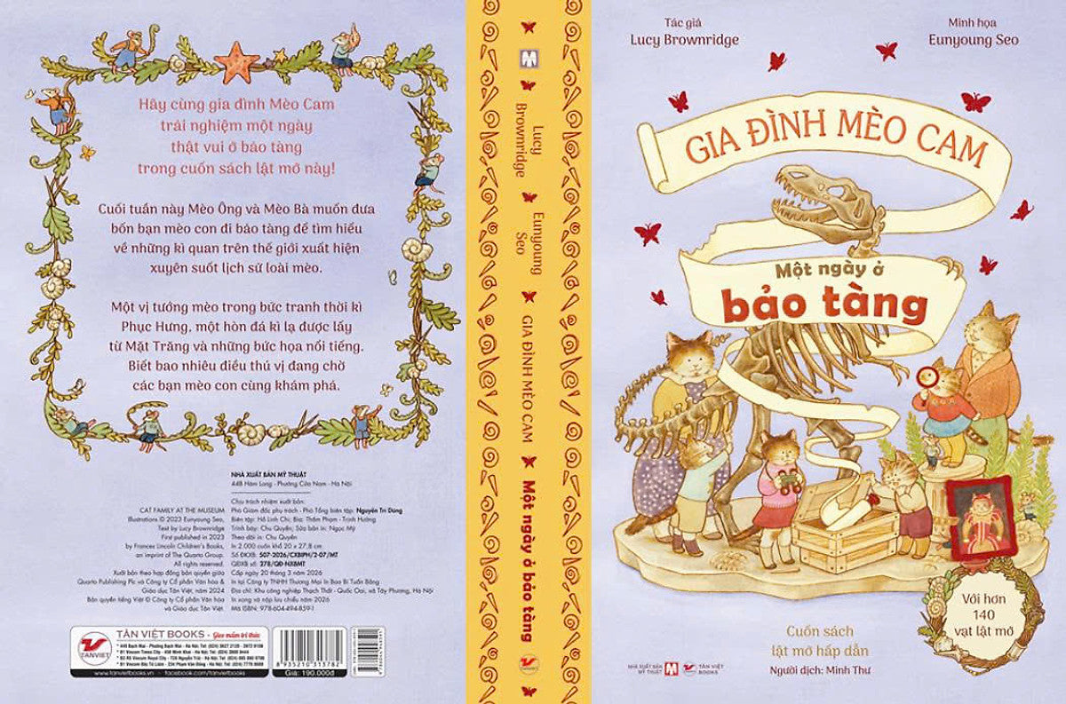 Một Ngày Ở Bảo Tàng (Bộ Sách Gia Đình Mèo Cam)