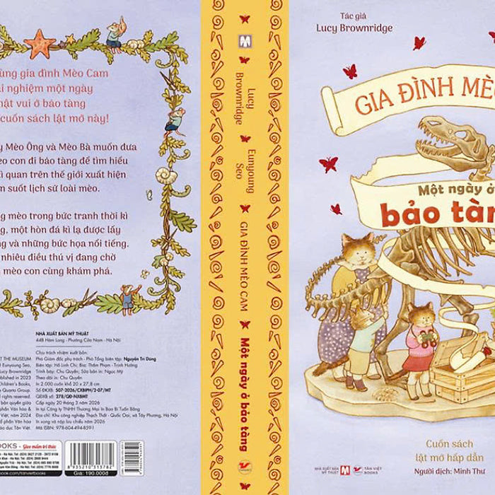 Một Ngày Ở Bảo Tàng (Bộ Sách Gia Đình Mèo Cam)