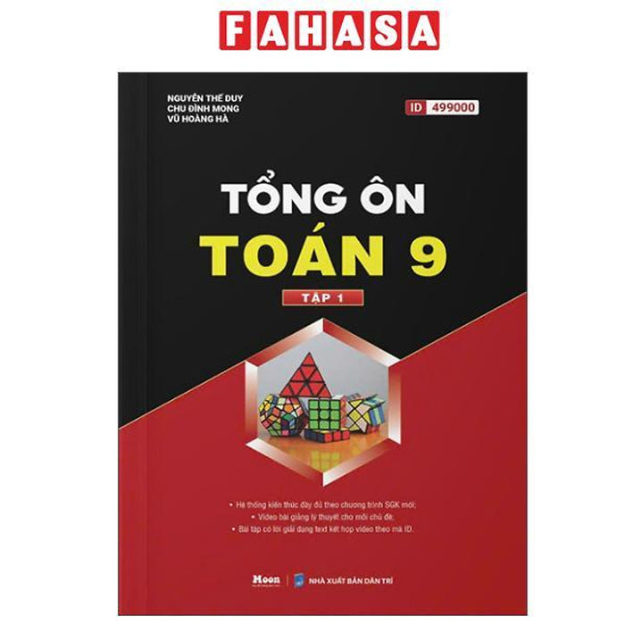 Sách - Tổng Ôn Toán 9 - Tập 1 (Tái Bản 2025)